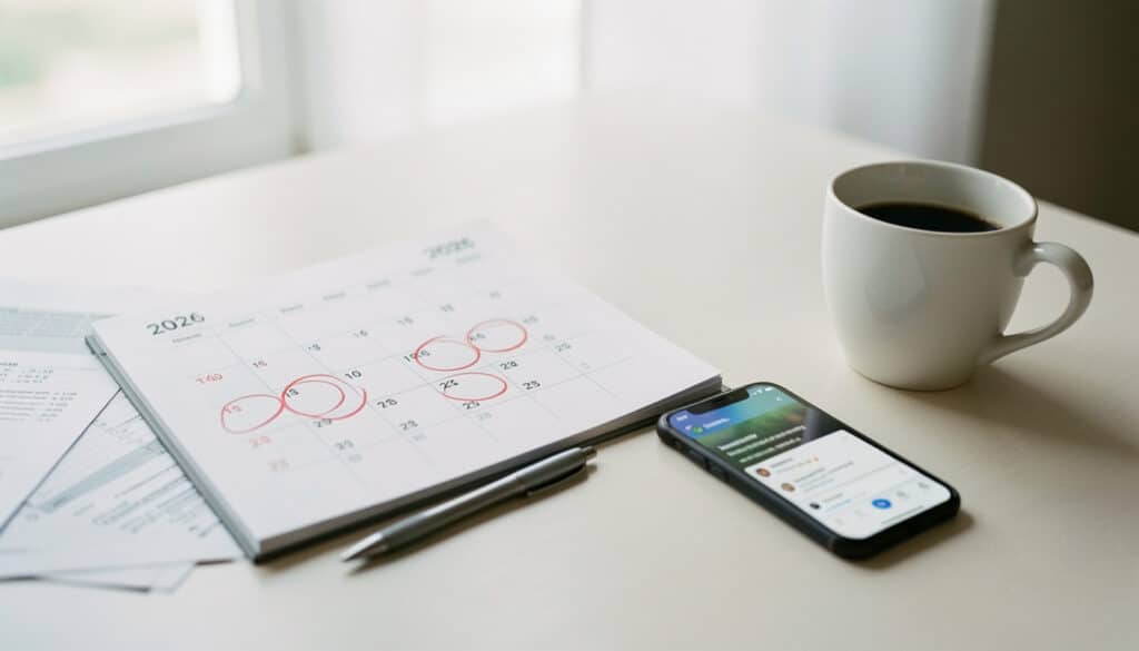Calendrier des paiements de retraite en 2026 : dates clés