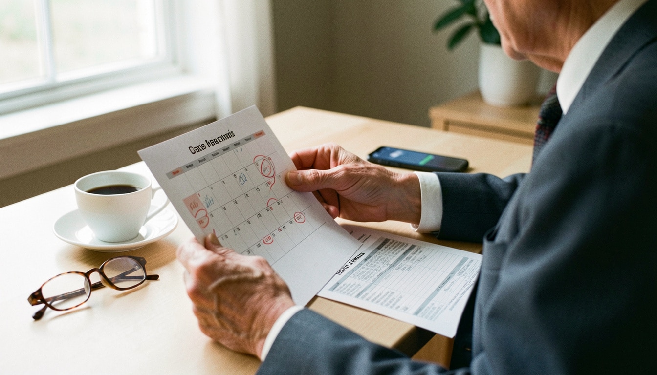 Dates de paiement de la retraite : calendrier et délais
