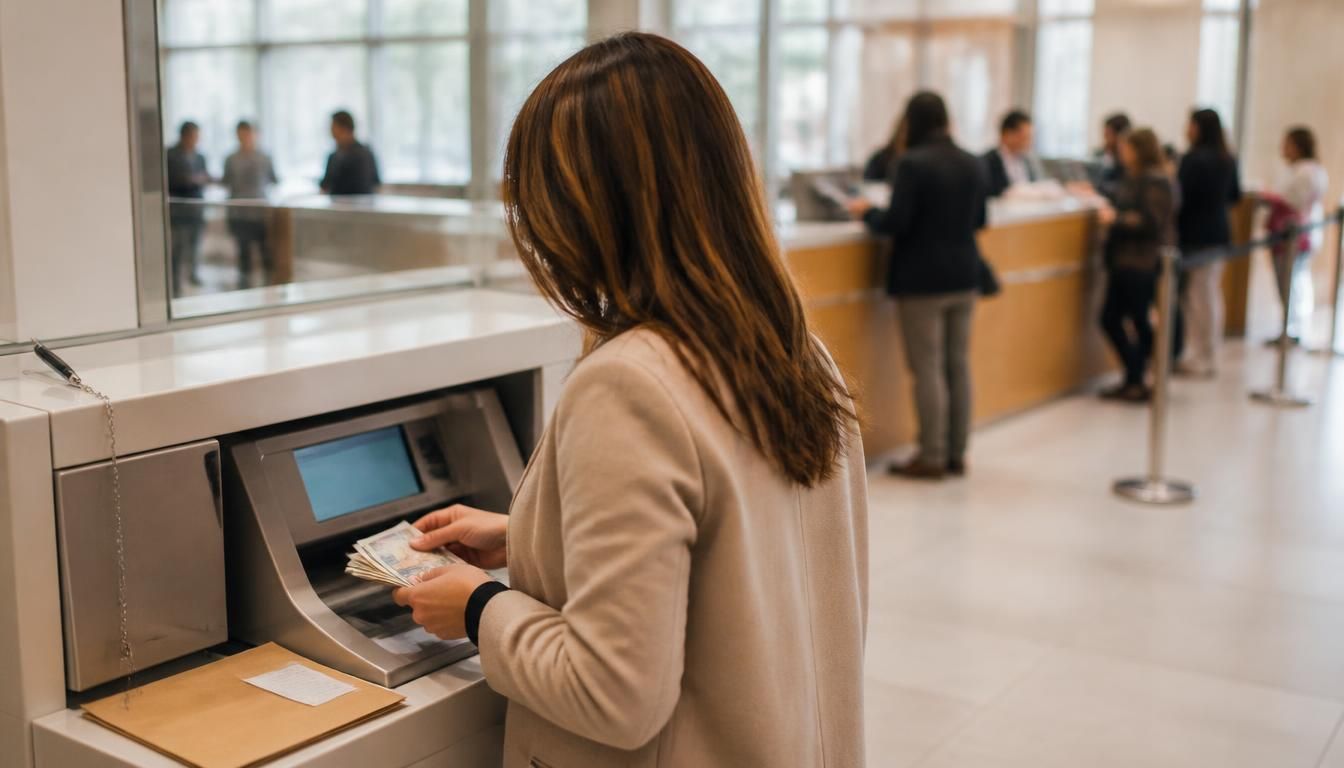 Déposer des espèces en banque : étapes et règles